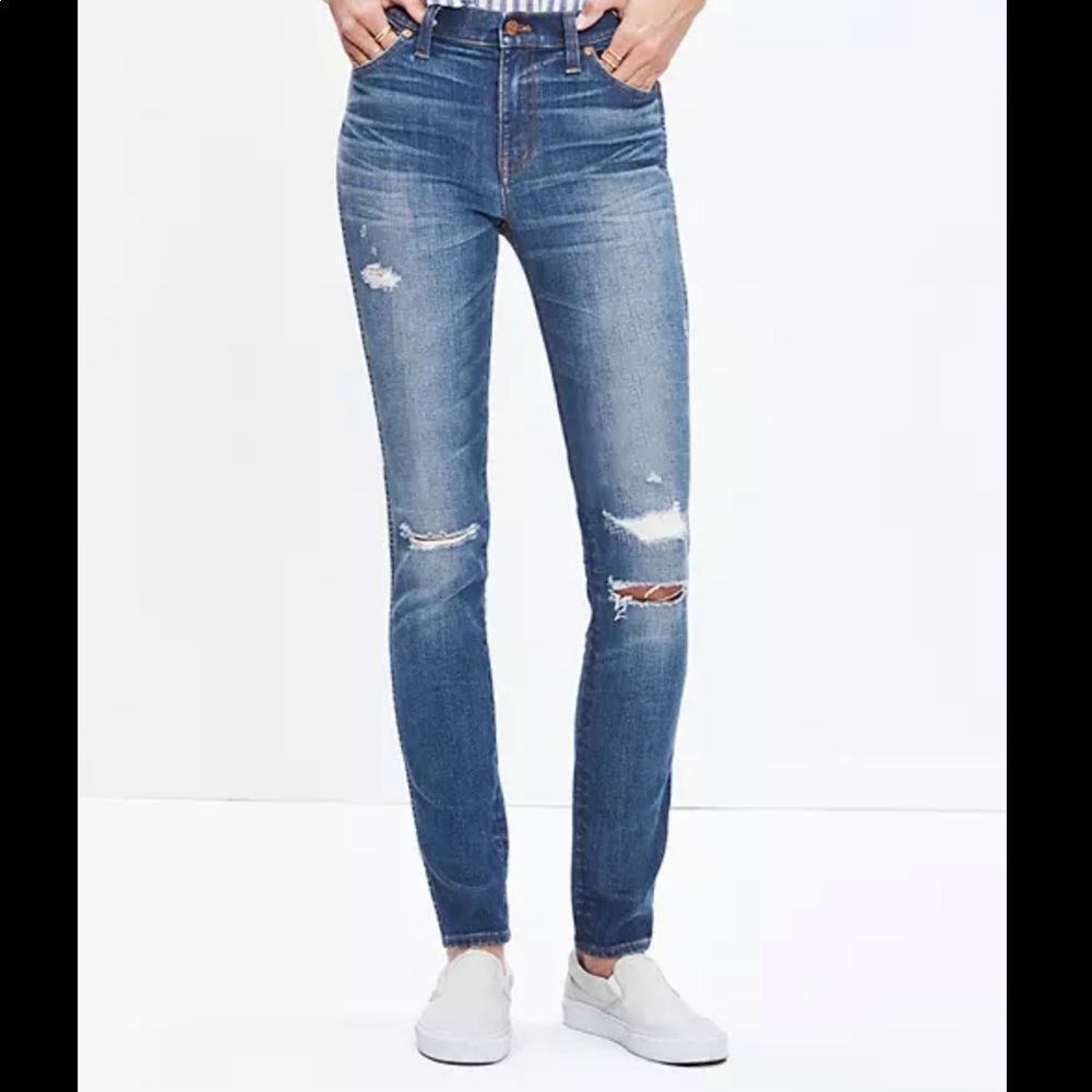 Madewell high waisted skinny jeans